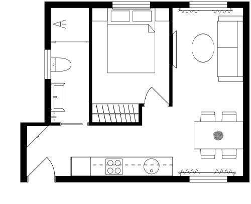 Tiny House Interior Floor Plan