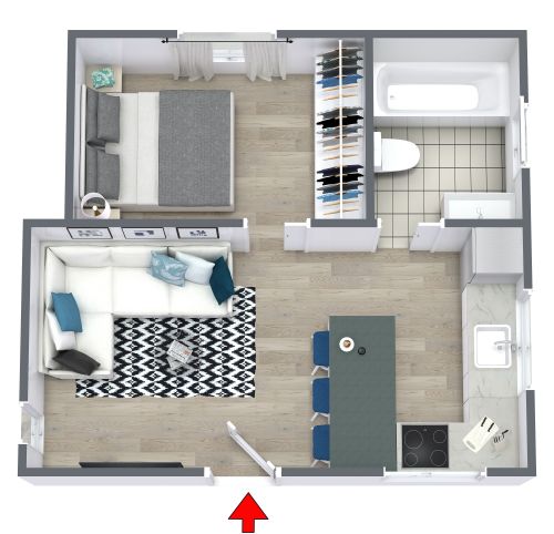 Tiny Home Floor Plan Design