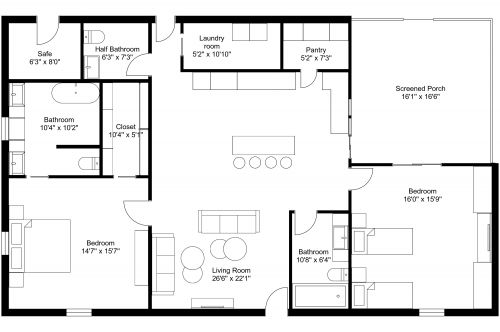 Barndominium House Plan Model 4265 Kayla