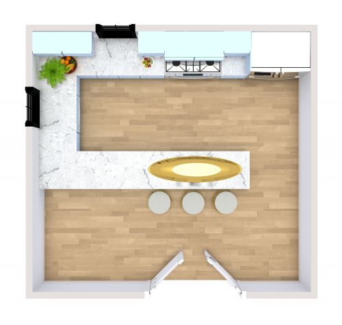 U-shaped Kitchen Idea
