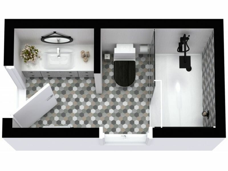 5x10 bathroom remodel idea rectangular 