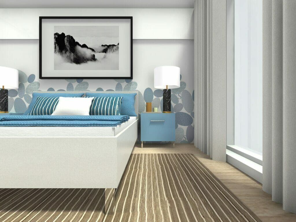 Contemporary master bedroom idea