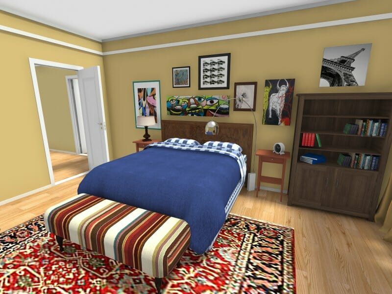 Big Bang Theory Apartments in 3D Photo Leonard Bedroom