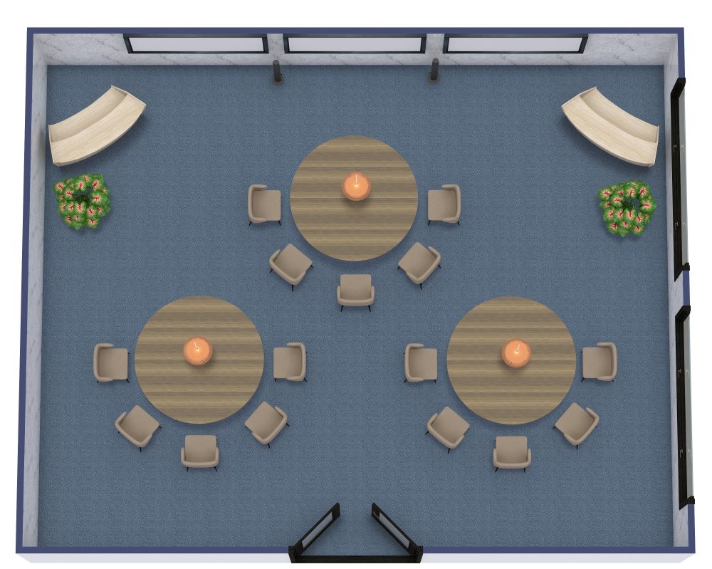 Conference Room 3D Layout Examples