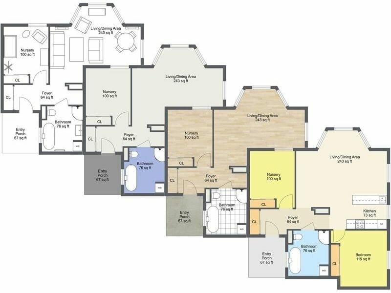 Customize 2D Floor Plans Endless Options