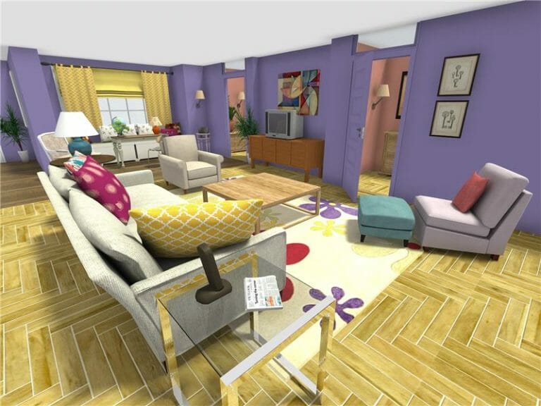Friends tv show apartment living room monica