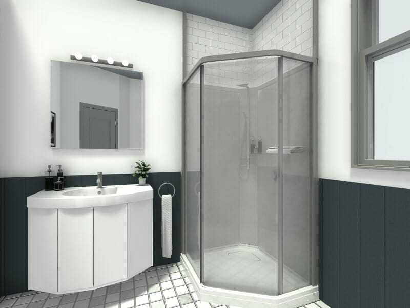 Bathroom remodel idea for guest bathroom