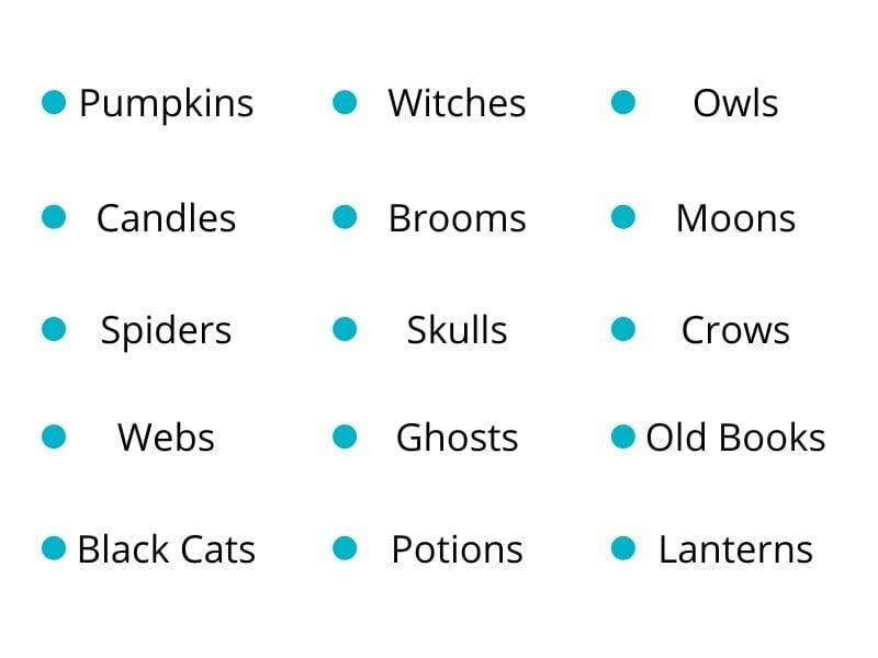 Halloween décor checklist