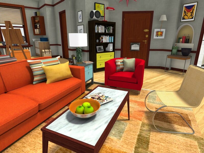 HIMYM 3D Photo Ted Apartment Living Room