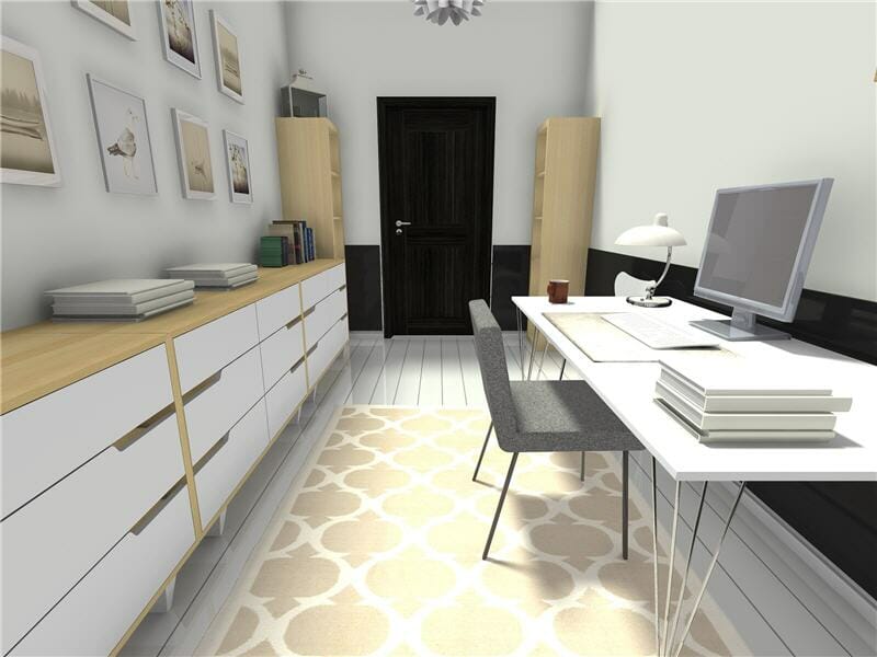 Chic home office design