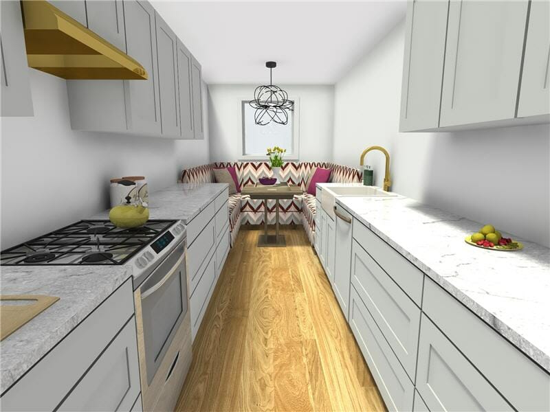 New galley kitchen design