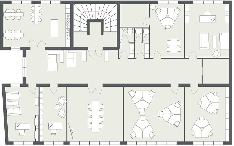 office design floor plan made online roomsketcher home designer