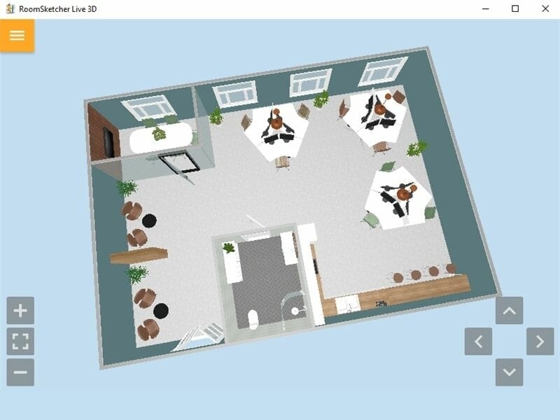 Office design in Live 3D