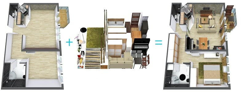 Plan a Home Move with RoomSketcher Home Designer 3D Floor Plans