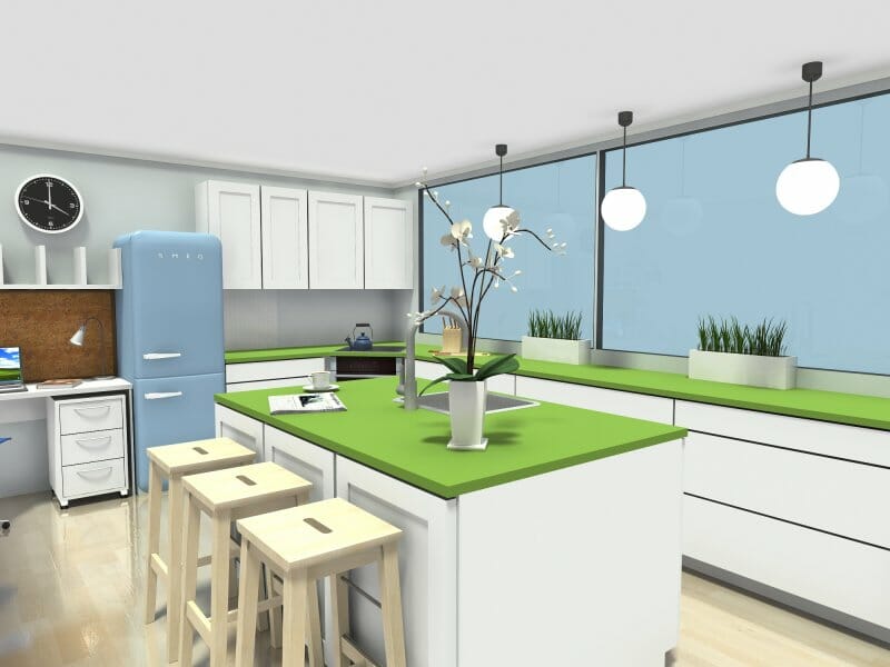 Plan Your Kitchen with RoomSketcher Kitchen 3D Photo