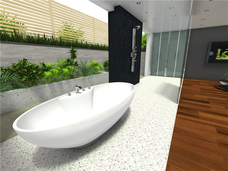 RoomSketcher Bali Bathroom With Tub