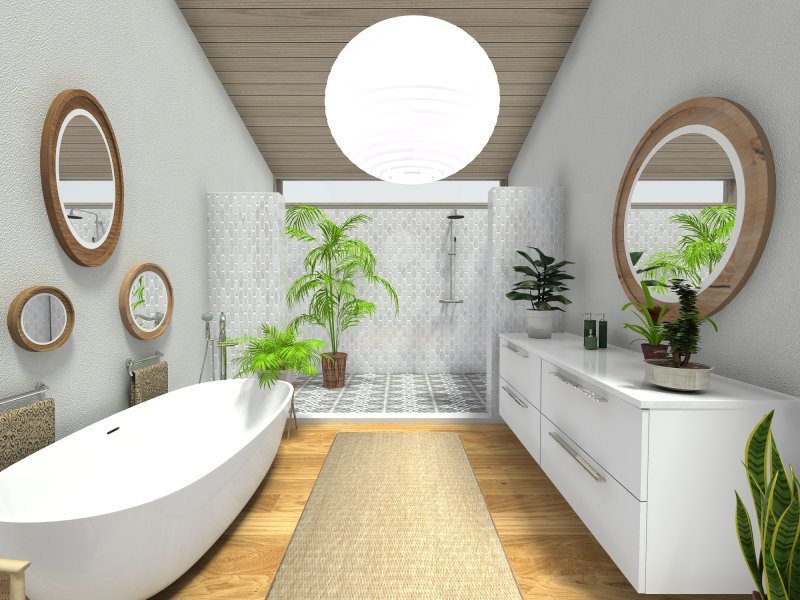 RoomSketcher Boho Bathroom
