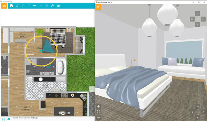 RoomSketcher Live 3D feature