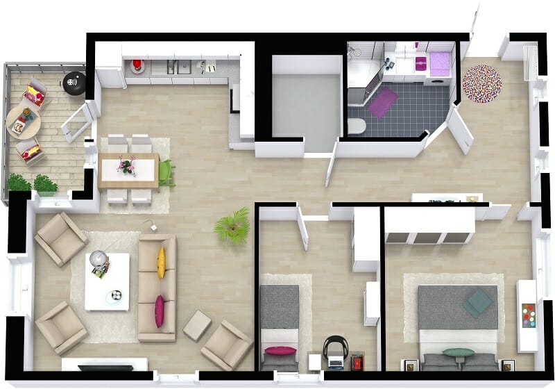 RoomSketcher Custom 3D Floor Plan Profile