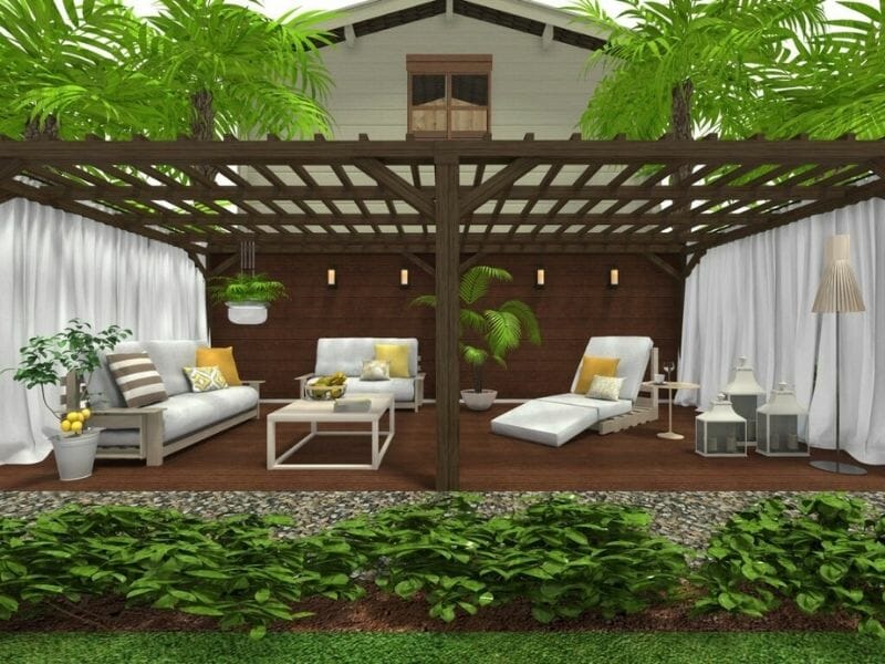 RoomSketcher Plan Your Home With Pergola