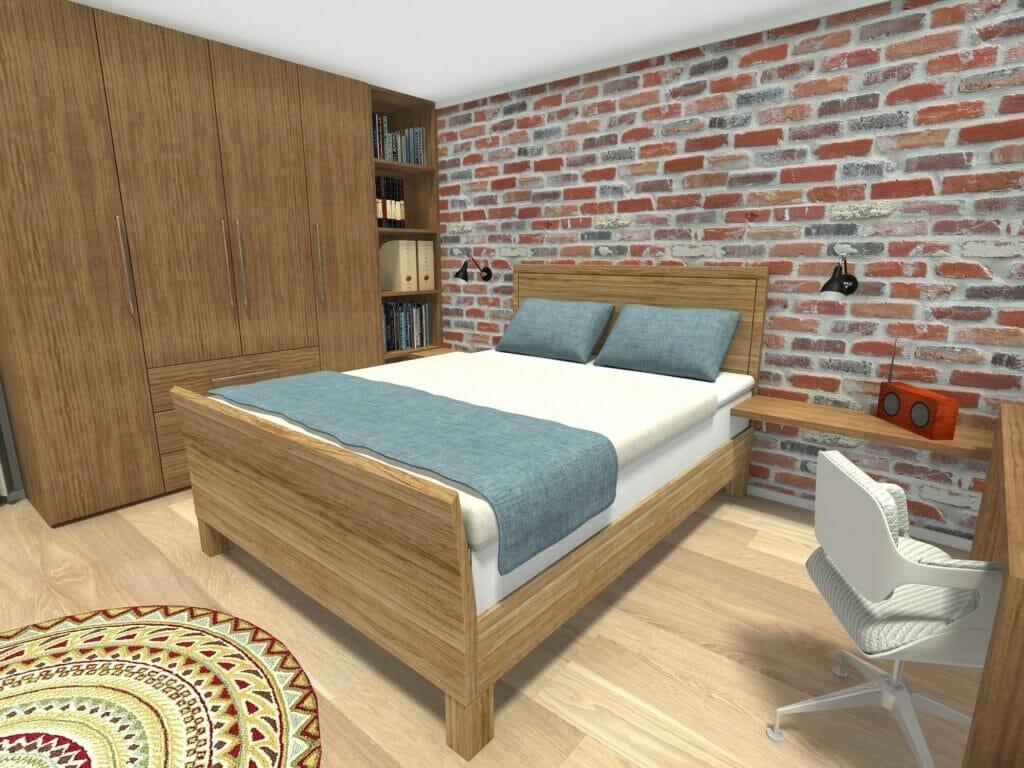 Rustic bedroom design idea