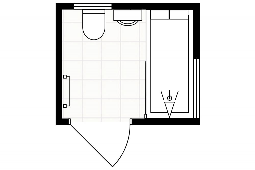 Small Bathroom Floor Plan Examples