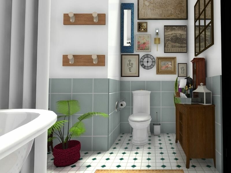Vintage style bathroom remodel