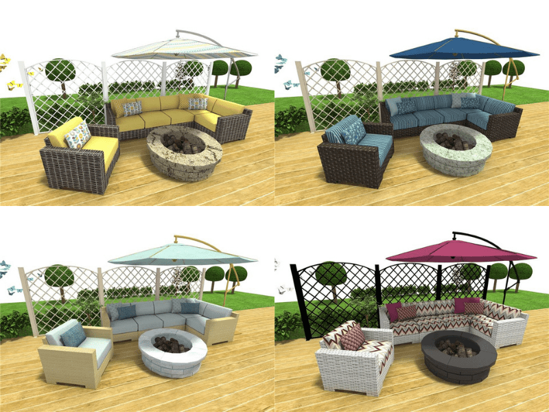 Outdoor Furniture With Replace Materials